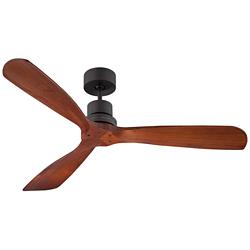 52&quot; Casa Delta-Wing Bronze Outdoor Ceiling Fan with Remote Control