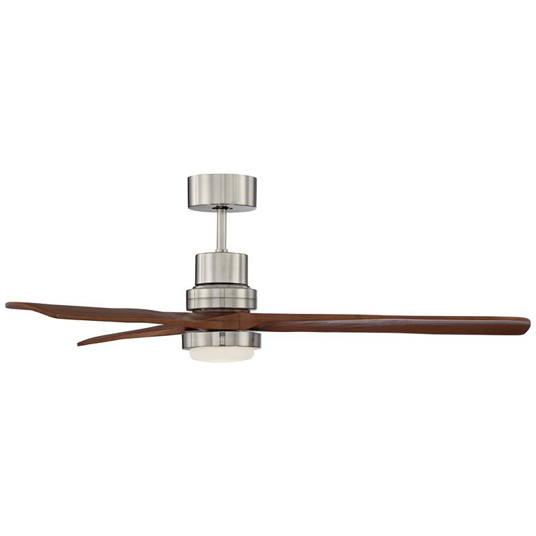 52 inch Casa Delta-Wing Brushed Nickel LED Ceiling Fan with Remote Control more views