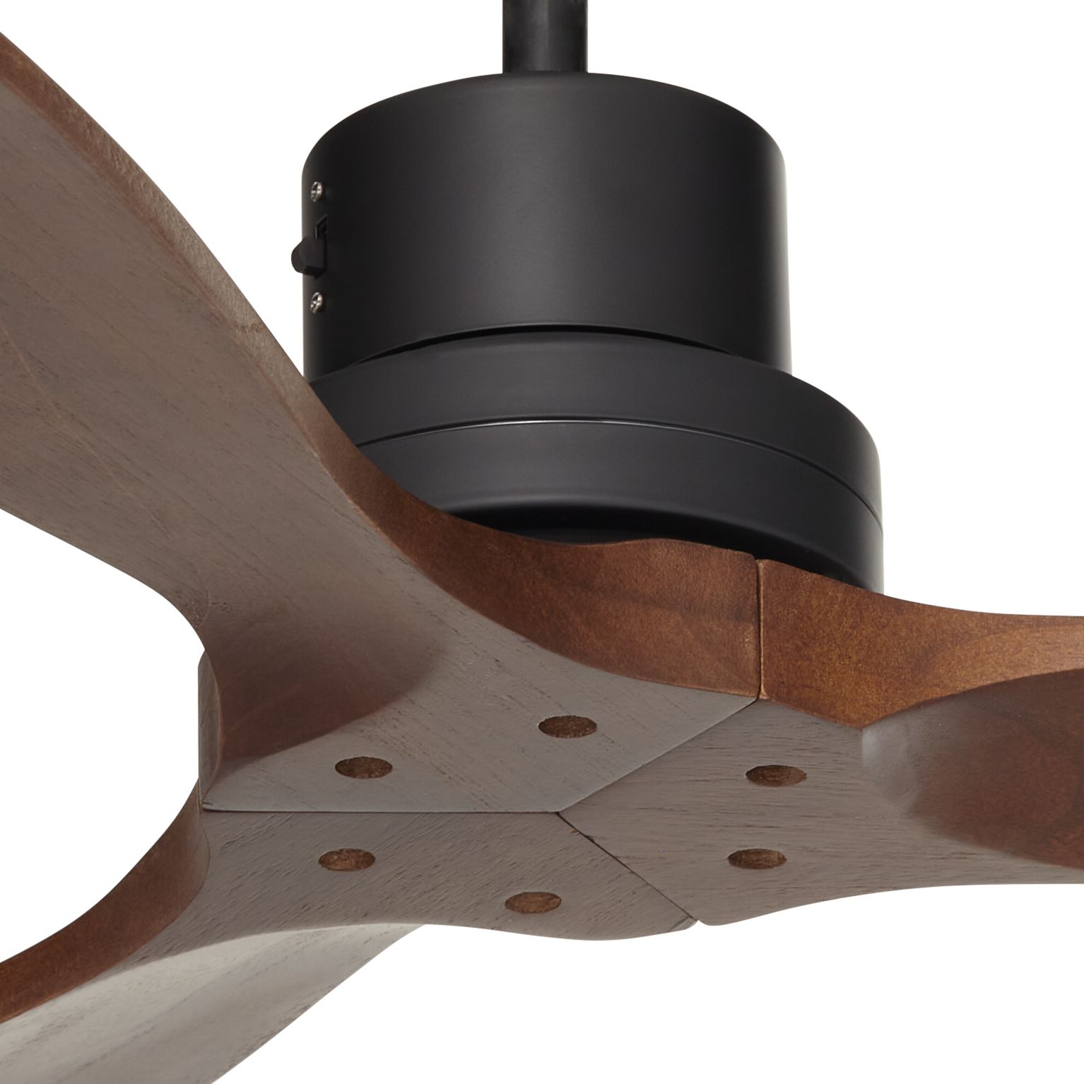 52" Casa DeltaWing Dark Walnut Damp Ceiling Fan with Remote Control