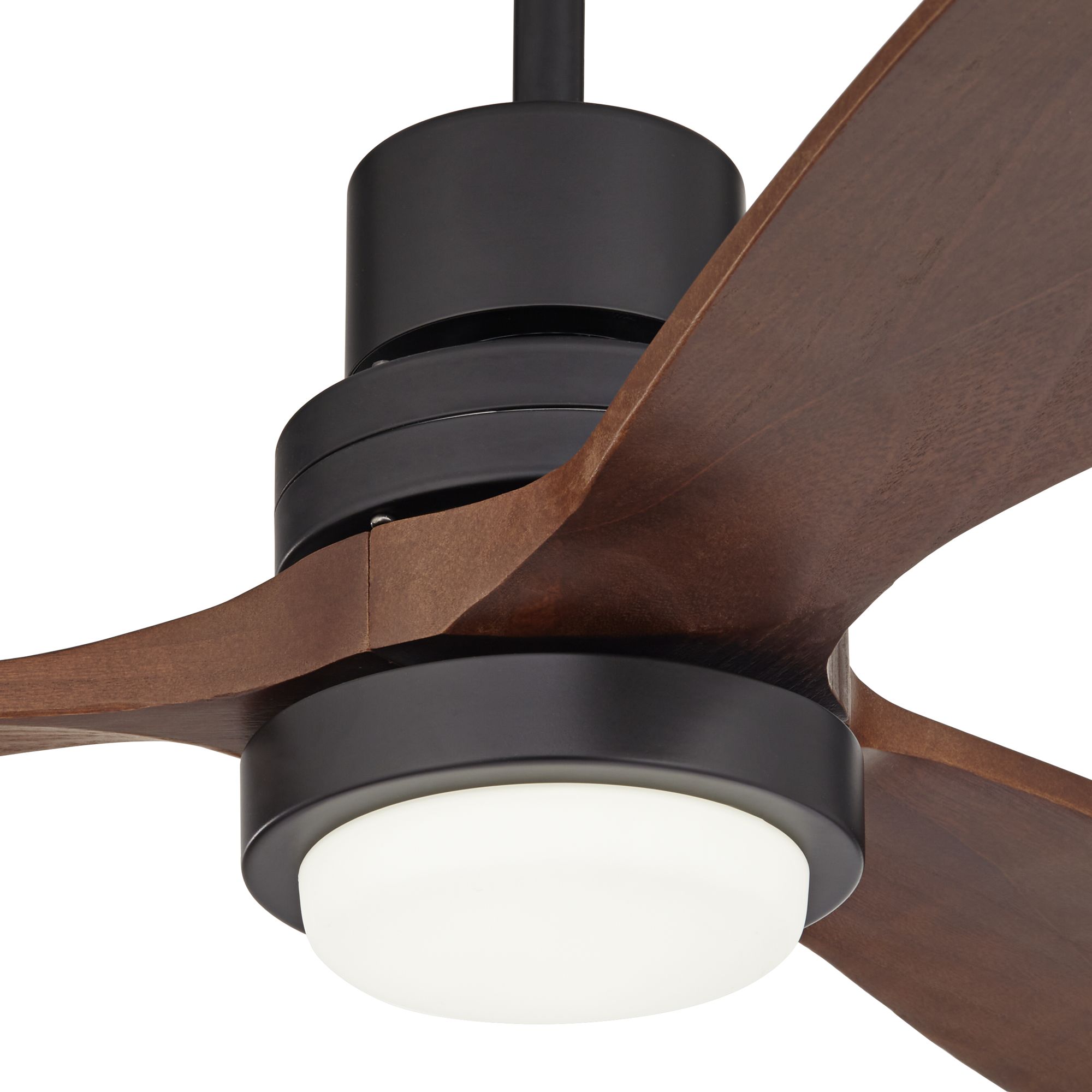52-Inch Ceiling Fan Replacement Blades – Double Finish Black/Walnut – Fits Most Indoor Ceiling Fans