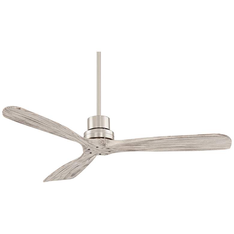Image 2 52 inch Casa Delta-Wing Nickel and Gray Rustic Ceiling Fan with Remote