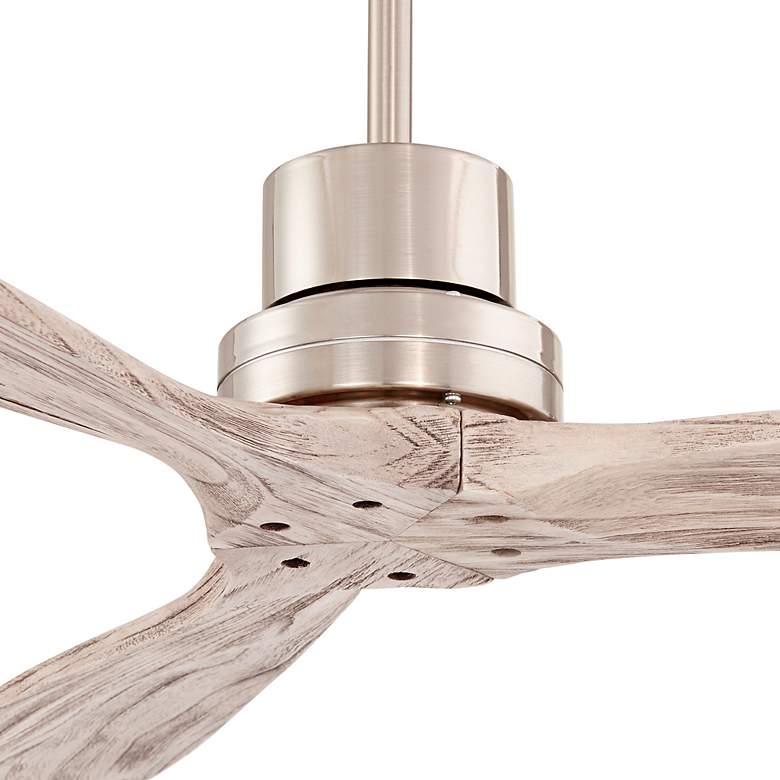 Image 3 52 inch Casa Delta-Wing Nickel and Gray Rustic Ceiling Fan with Remote more views