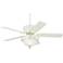 52" Casa Deville LED LIght Traditional Ceiling Fan with Pull Chain