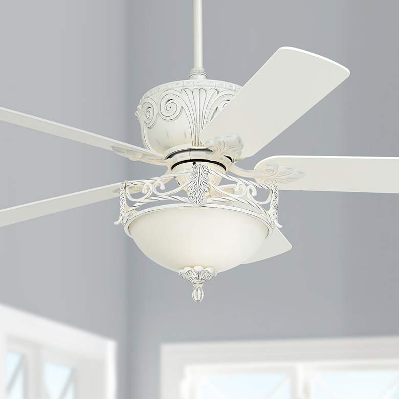 Image 1 52 inch Casa Deville LED LIght Traditional Ceiling Fan with Pull Chain