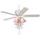 52" Casa Deville Pretty in Pink LED Ceiling Fan