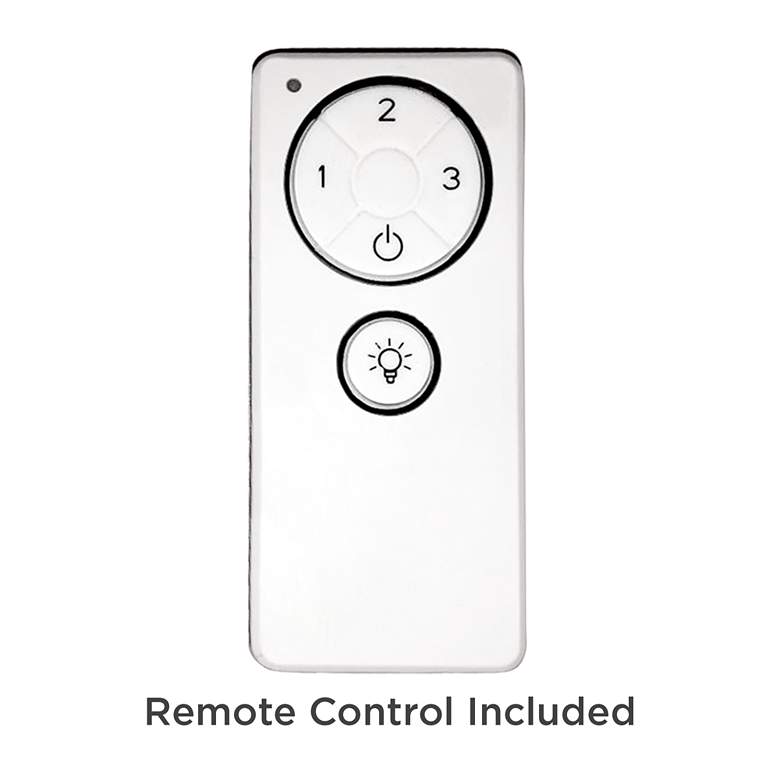 Image 5 52" Casa Elite Matte Black LED Hugger Ceiling Fan with Remote Control more views