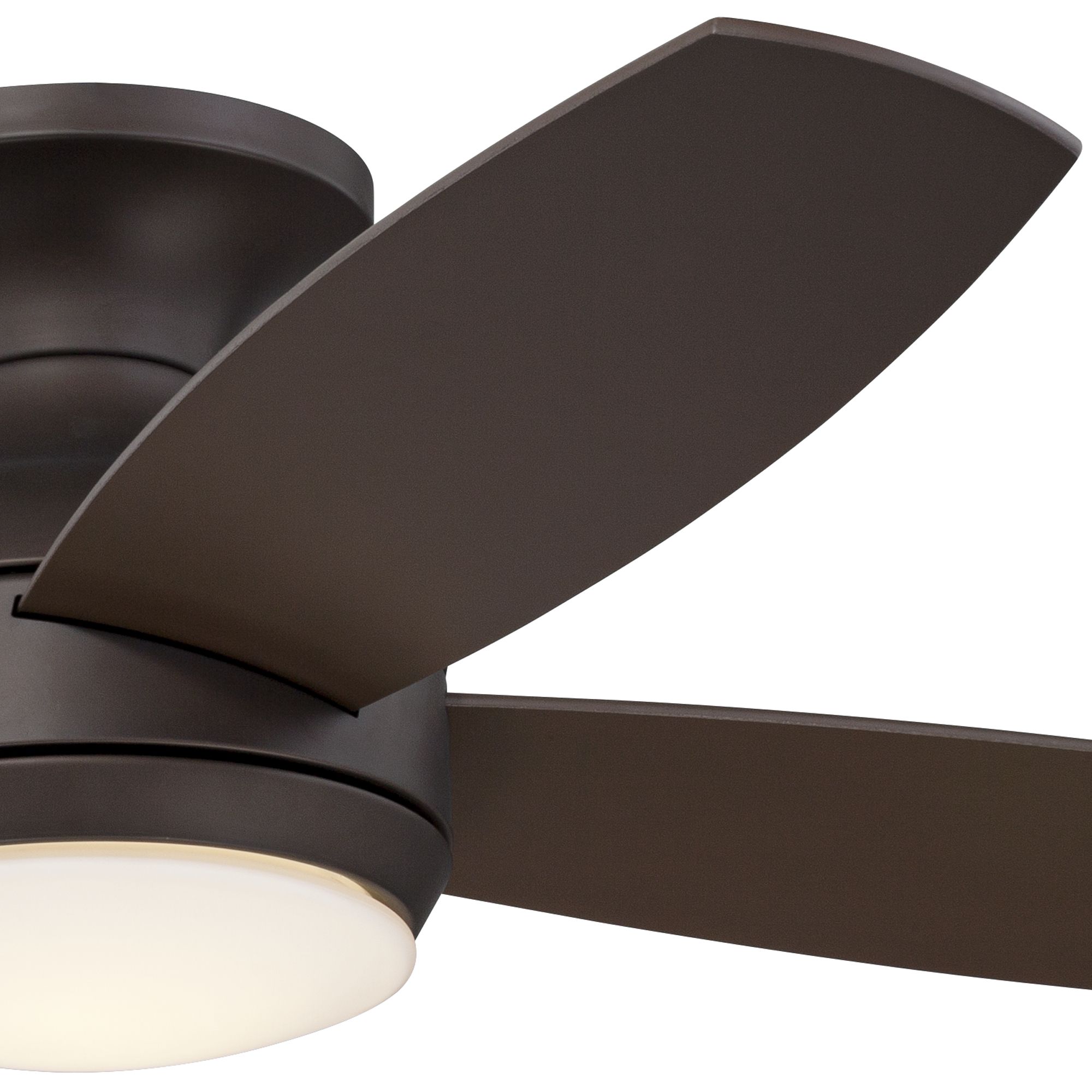 Image 3 52" Casa Elite Oil-Rubbed Bronze LED Hugger Bond Bridge Ceiling Fan more views