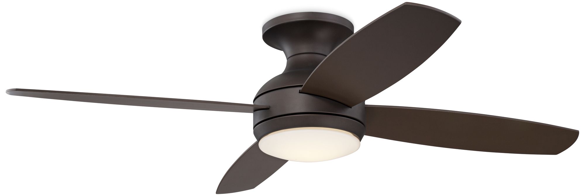 Image 5 52" Casa Elite Oil-Rubbed Bronze LED Hugger Bond Bridge Ceiling Fan more views