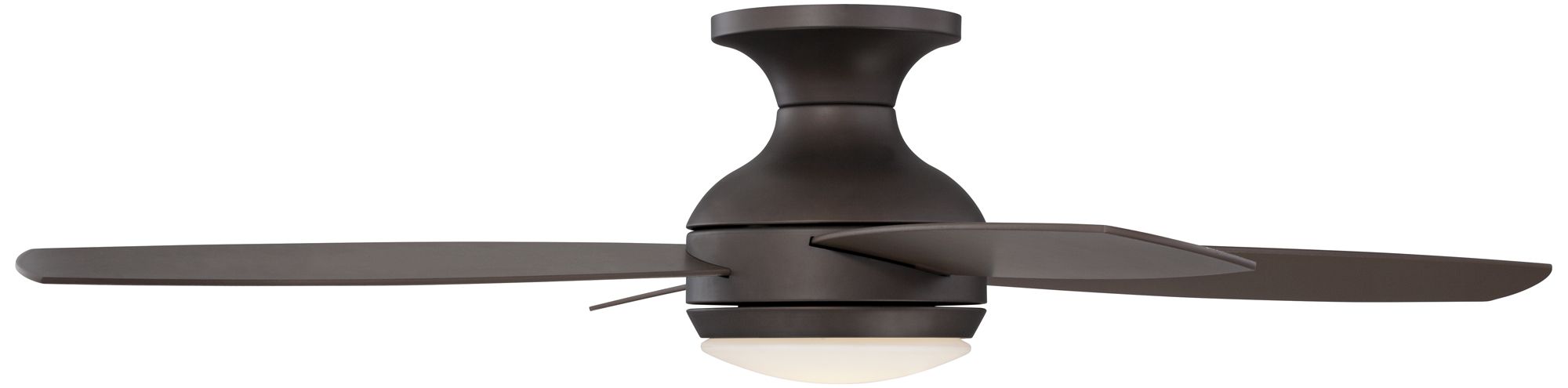 Image 6 52" Casa Elite Oil-Rubbed Bronze LED Hugger Bond Bridge Ceiling Fan more views