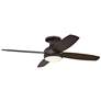 52" Casa Elite Oil-Rubbed Bronze LED Hugger Ceiling Fan with Remote
