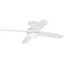 52" Casa Elite&#8482; White LED Hugger Ceiling Fan with Remote Control