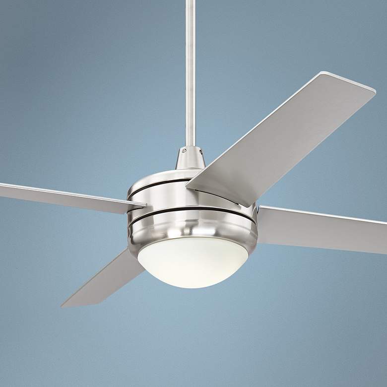 Image 1 52 inch Casa Emeritus Brushed Nickel LED Ceiling Fan