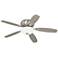 52" Casa Habitat Brushed Nickel Hugger LED Ceiling Fan