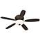 52" Casa Habitat™ Oil-Rubbed Bronze Hugger Ceiling Fan