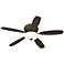 52" Casa Habitat Oil Rubbed Bronze Hugger LED Ceiling Fan