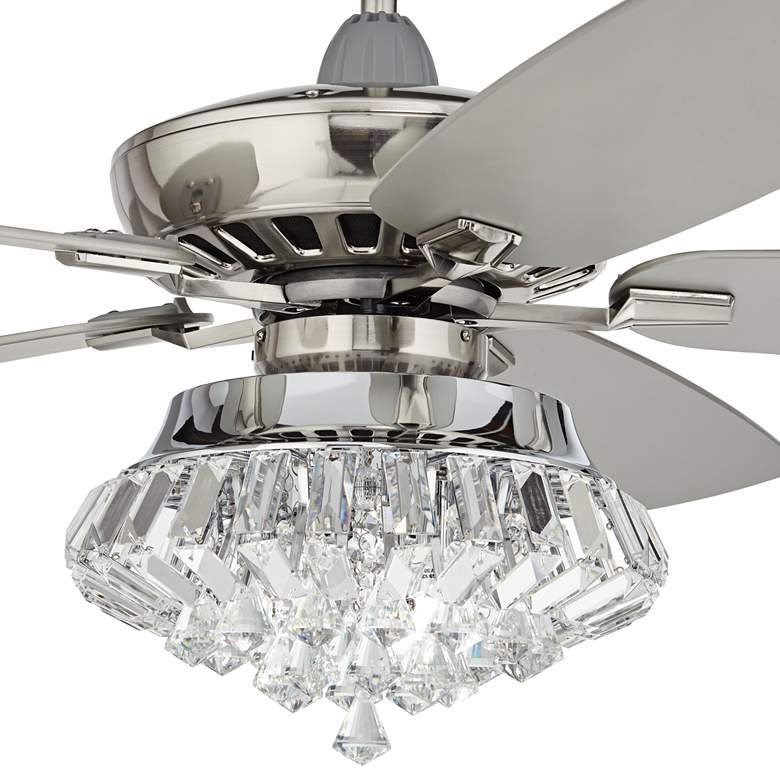 Image 3 52 inch Casa Journey Brushed Nickel Deco LED Ceiling Fan with Remote more views