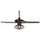 52" Casa Journey® Oil-Rubbed Bronze LED Ceiling Fan