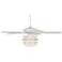 52" Casa Journey White Flower LED Ceiling Fan