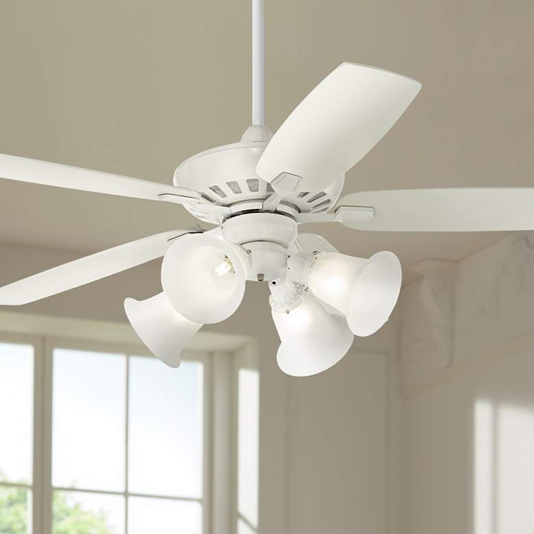 Image 1 52 inch Casa Journey White LED Ceiling Fan with Remote