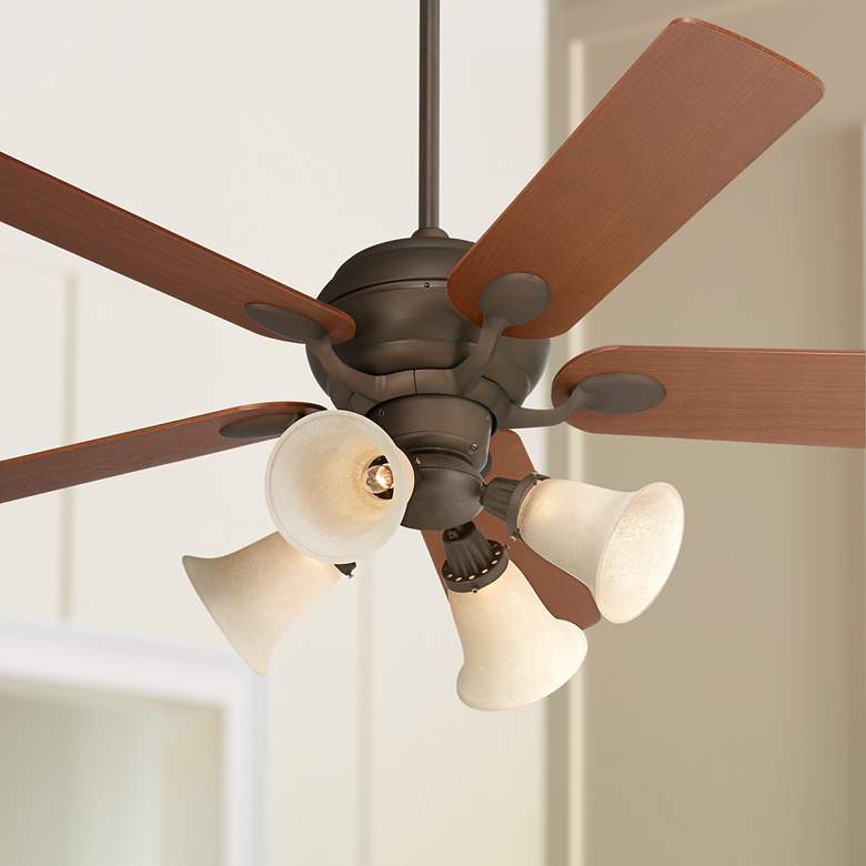 Image 1 52 inch Casa Optima Bronze Ceiling Fan with Light Kit