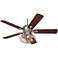52" Casa Optima™ Brushed Nickel LED Ceiling Fan