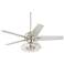 52" Casa Optima™ Brushed Steel LED Ceiling Fan