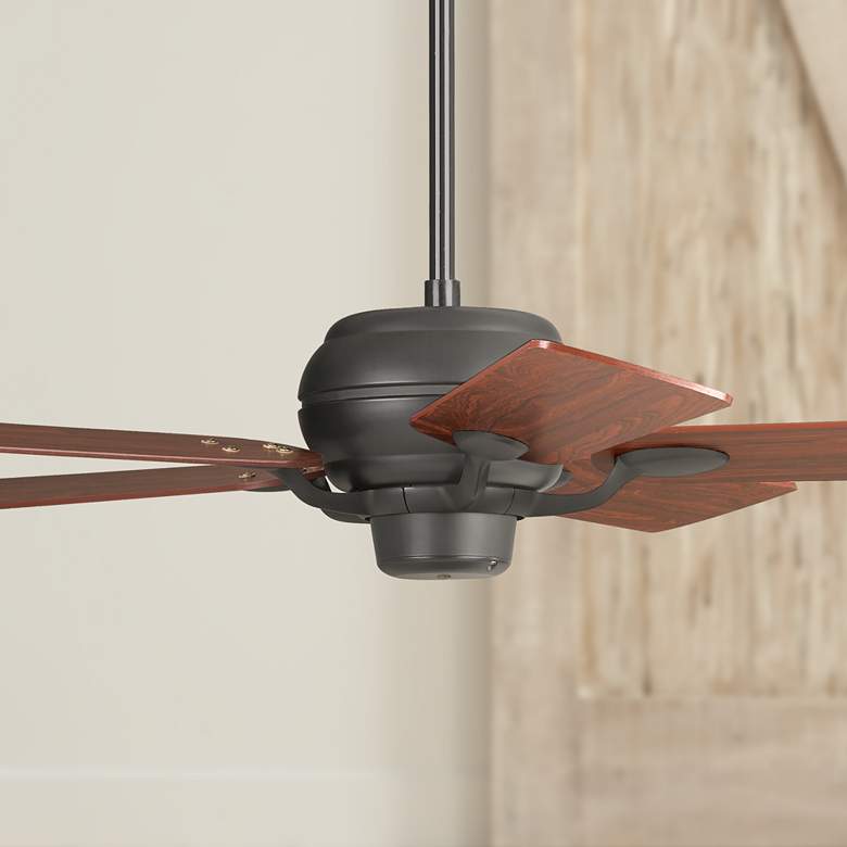 Image 1 52 inch Casa Optima Matte Black Cherry Blades Ceiling Fan
