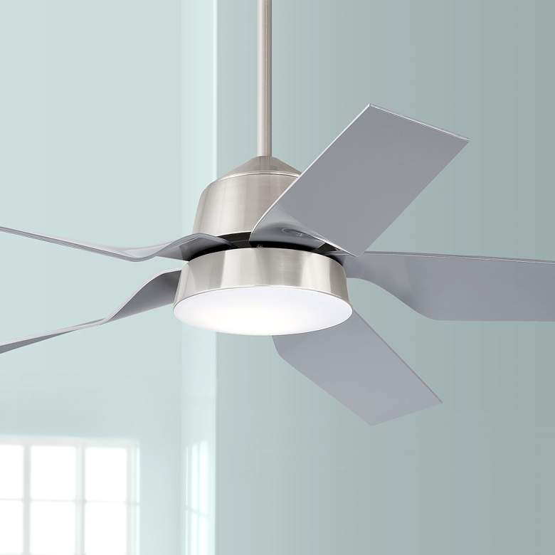 Image 1 52 inch Casa Pursuit&#8482; Brushed Nickel LED Ceiling Fan