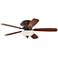 52" Casa San Marin Oil-Rubbed Bronze Hugger LED Ceiling Fan