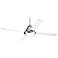 52" Casa Surveyor™ Brushed Steel Finish Ceiling Fan