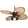 52" Casa Vieja Aerostat Wide Palm Bronze Outdoor Ceiling Fan