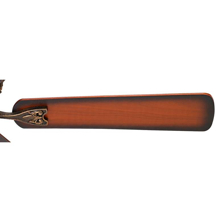 Image 4 52" Casa Vieja Ancestry Bronze Hugger LED Ceiling Fan with Remote more views