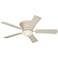 52" Casa Vieja Ancestry™ White Hugger Ceiling Fan