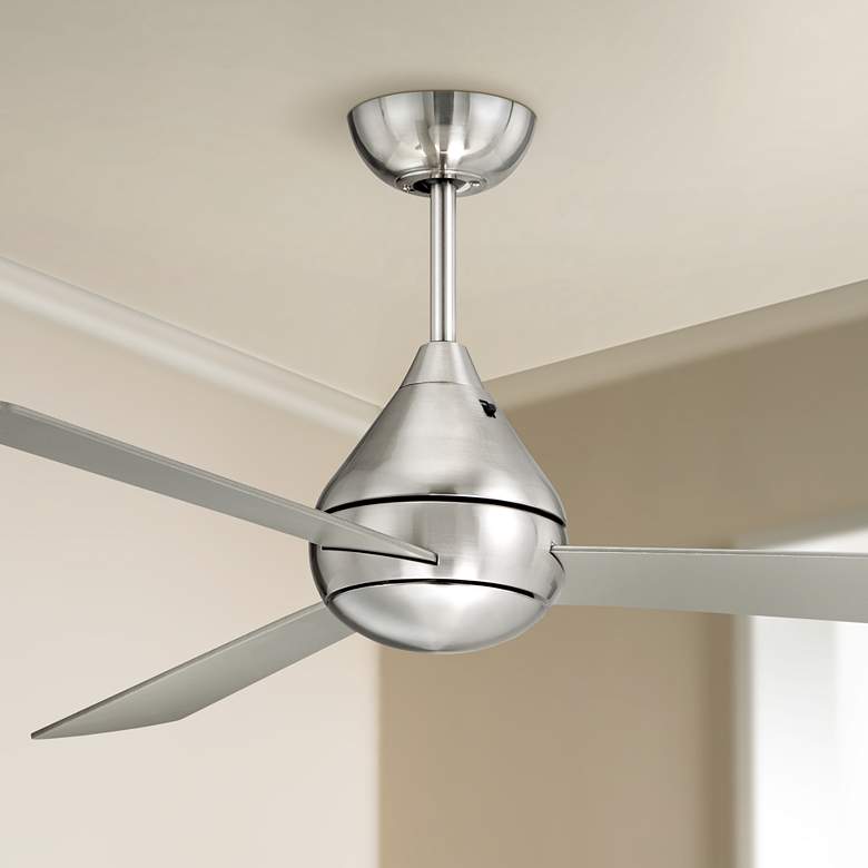 Image 1 52 inch Casa Vieja&#174; Argonaut Brushed Nickel Ceiling Fan