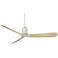 52" Casa Vieja Avo Matte White Indoor Ceiling Fan with Remote