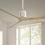 2_52" Casa Vieja Avo Matte White Indoor Ceiling Fan with Remote