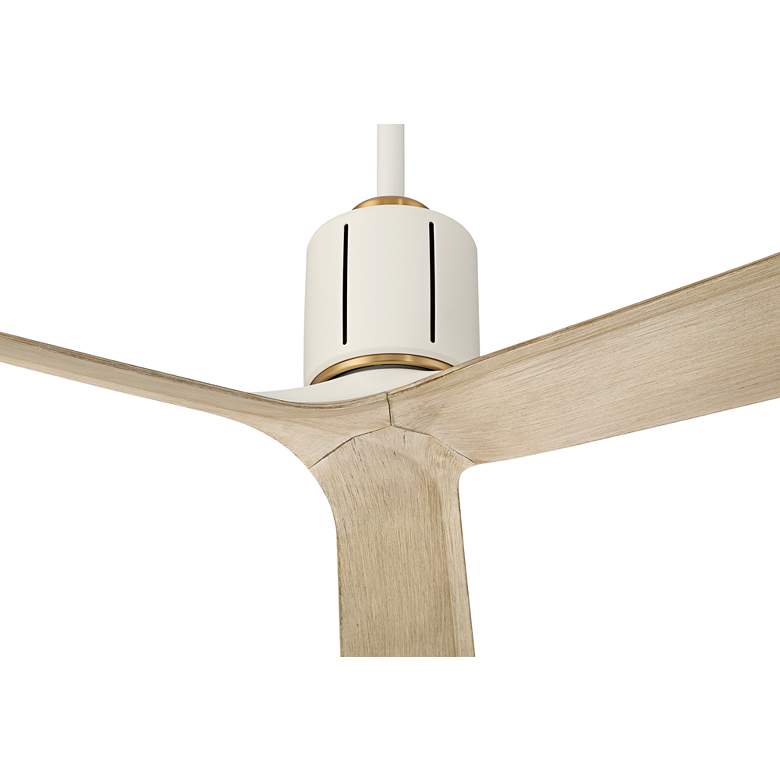 Image 3 52" Casa Vieja Avo Matte White Indoor Ceiling Fan with Remote more views