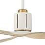 5_52" Casa Vieja Avo Matte White Indoor Ceiling Fan with Remote more views