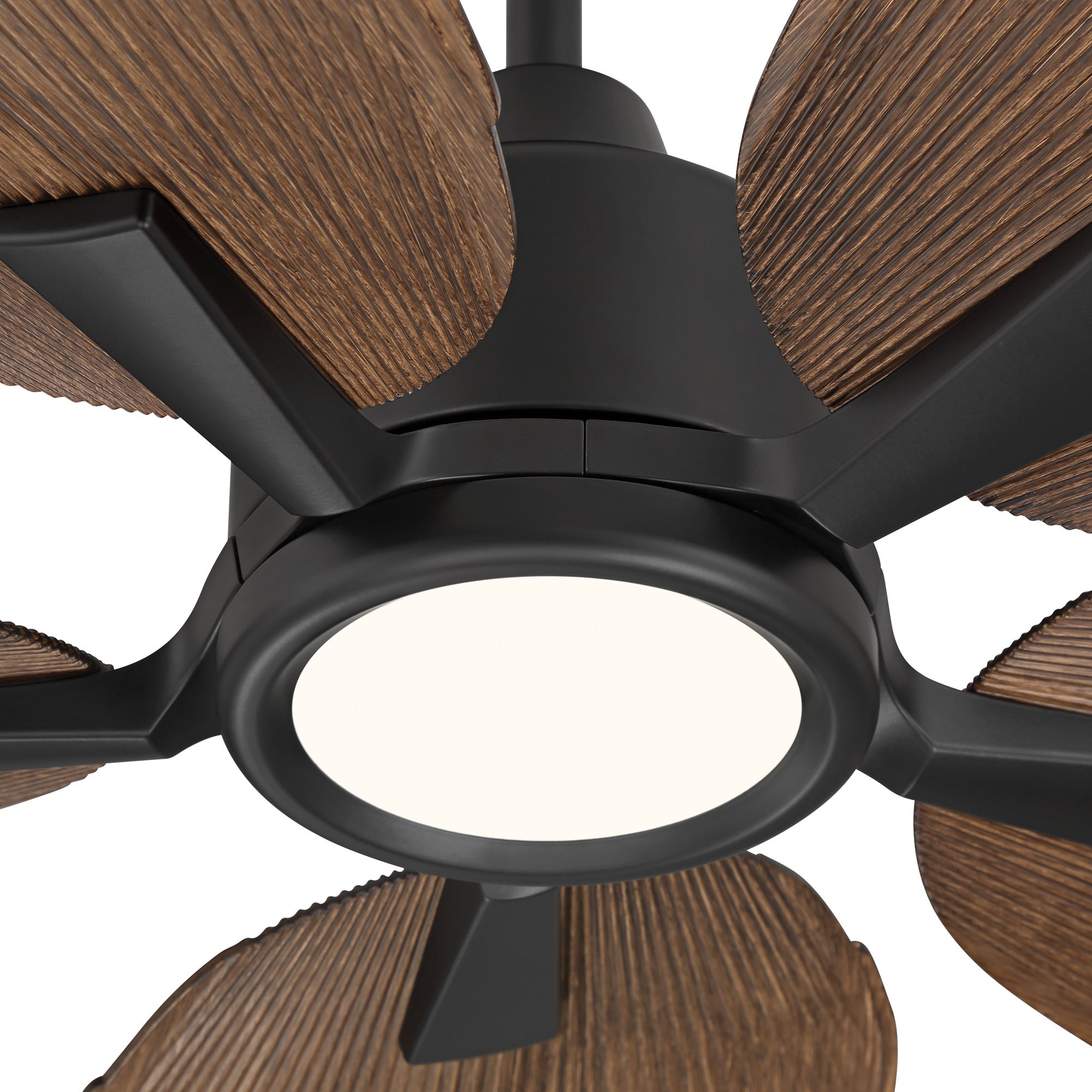 Image 4 52" Casa Vieja Bayleaf Black Walnut Indoor/Outdoor LED Ceiling Fan more views