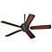 52" Casa Vieja® Black Rust and Cherry Finish Ceiling Fan