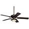 52" Casa Vieja Bronze Wet Location Ceiling Fan w/ Light Kit