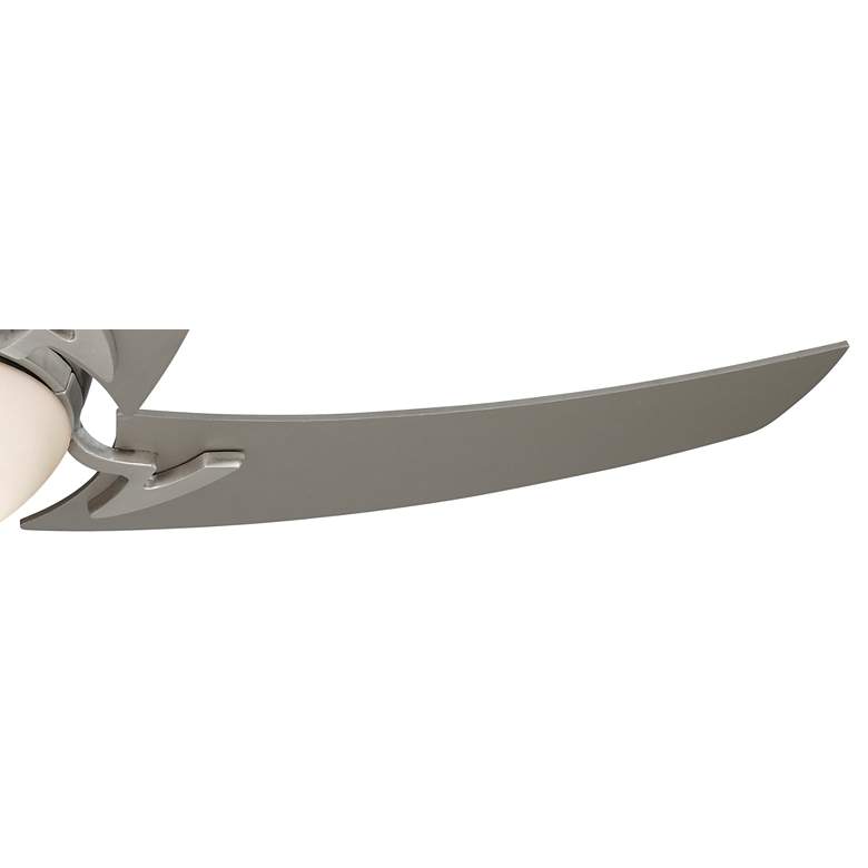 Image 4 52" Casa Vieja Capri Brushed Nickel LED Modern Ceiling Fan with Remote more views