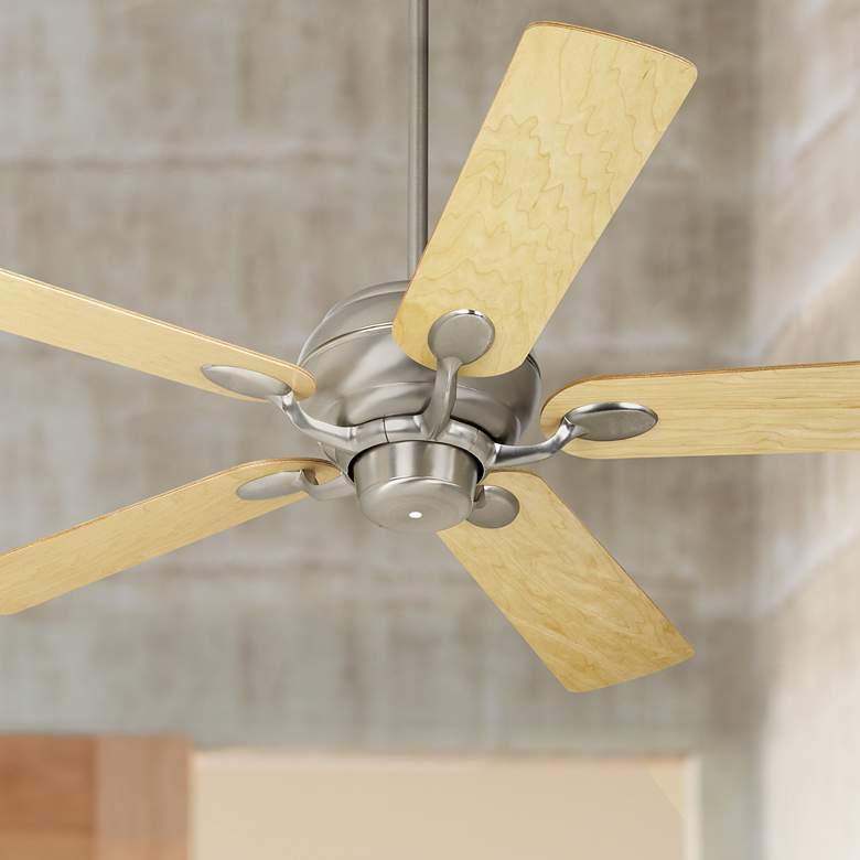 Image 1 52" Casa Vieja Casa Optima™ Brushed Nickel Ceiling Fan