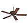 52" Casa Vieja Contessa Bronze 5-Blade Ceiling Fan with Pull Chain