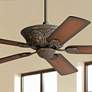 1_52" Casa Vieja Contessa Bronze 5-Blade Ceiling Fan with Pull Chain