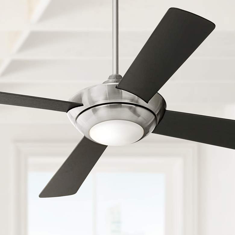 Image 1 52" Casa Vieja® Debute Brushed Nickel Ceiling Fan