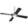 52" Casa Vieja® Debute Brushed Nickel LED Ceiling Fan