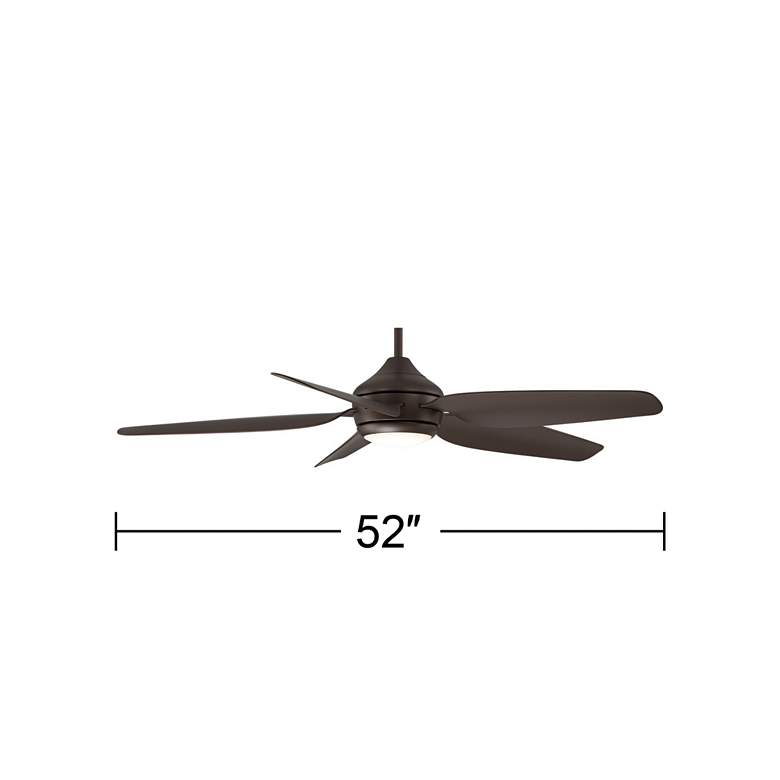 Image 7 52" Casa Vieja Del Diego Bronze LED Indoor/Outdoor Ceiling Fan more views