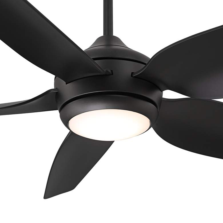 Image 3 52 inch Casa Vieja Del Diego Matte Black LED Indoor/Outdoor Ceiling Fan more views