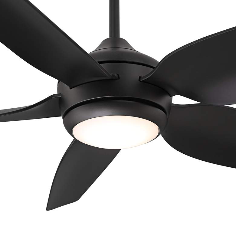 Image 3 52" Casa Vieja Del Diego Matte Black LED Indoor/Outdoor Ceiling Fan more views